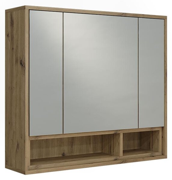 Zrcadlová skříňka Vicco Beatrice Kašmír/Řemeslný dub 80 x 72 cm, Model 60715