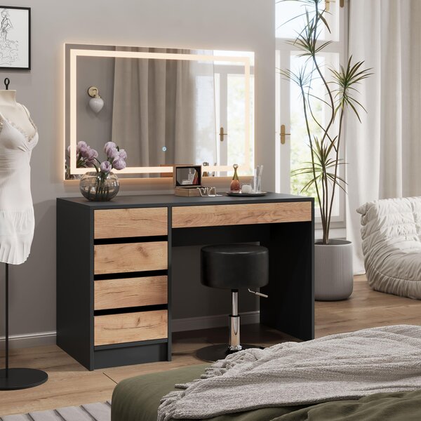 Stolička Vicco Design Černá 33.5 x 67 cm pro toaletní stolek, Model 28610