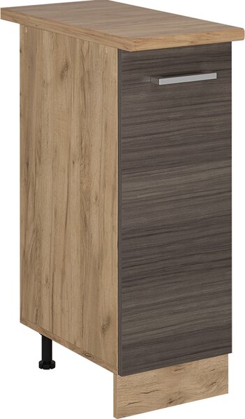Lékárničková skříňka Vicco R-Line Ušlechtilá šedá 30 cm , PD Dub, Model 54099