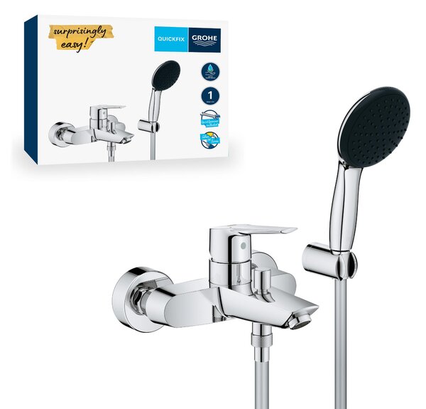 Grohe Start vanová baterie na stěnu StarLight Chrome 25283002