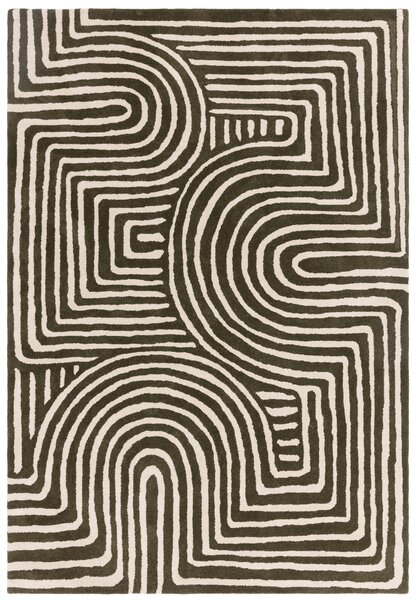 Tribeca Design Kusový koberec Jigsaw Curve Forest Rozměry: 120x170 cm