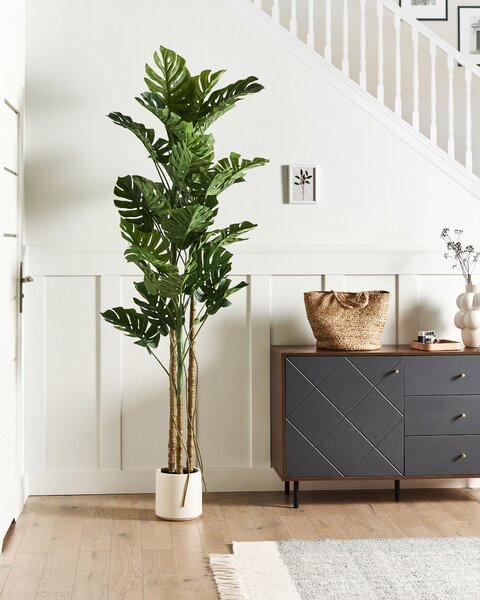 Umělá rostlina MONSTERA PLANT 221 cm Zelená