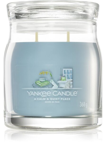 Yankee Candle A Calm & Quiet Place vonná svíčka I. Signature 368 g