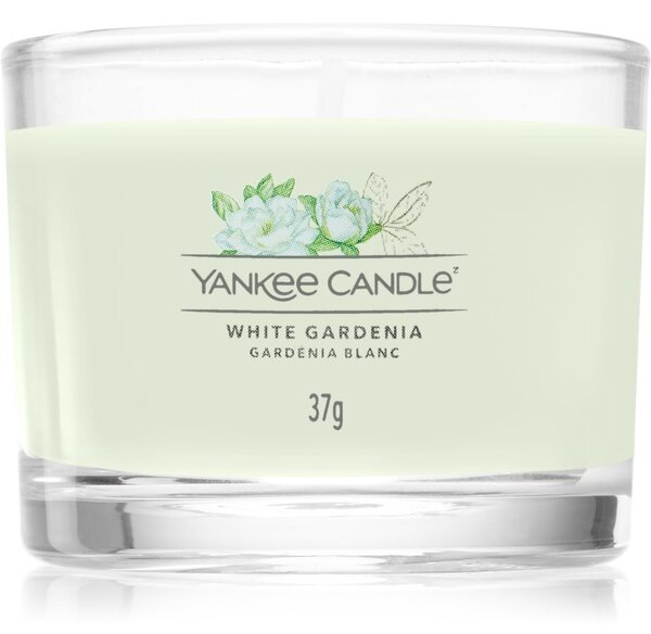 Yankee Candle White Gardenia votivní svíčka Signature 37 g