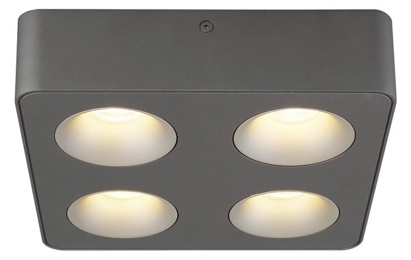 LED ZÁŘIČ, 22.4/22.4/5.5 cm Globo - Online Only svítidla, Online Only