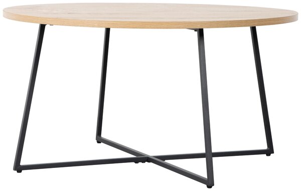 KONFERENČNÍ STOLEK, černá, dub artisan, kov, kompozitní dřevo, 80/80/42 cm Boxxx - Konferenční stolky