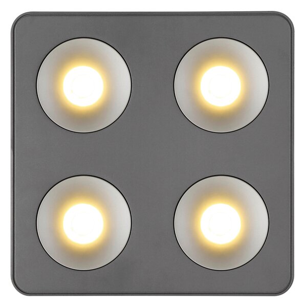 LED ZÁŘIČ, 22.4/22.4/5.5 cm Globo - Online Only svítidla, Online Only