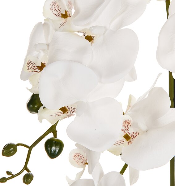 Umělá rostlina ORCHID 65 cm Bílá
