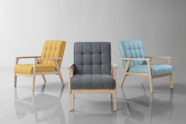 VerDesign PETRONELA 1 křeslo, hnědá/dub