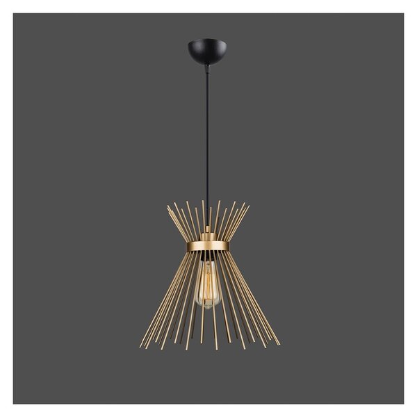 Kovové závěsné svítidlo ve zlaté barvě Izmir – Squid Lighting