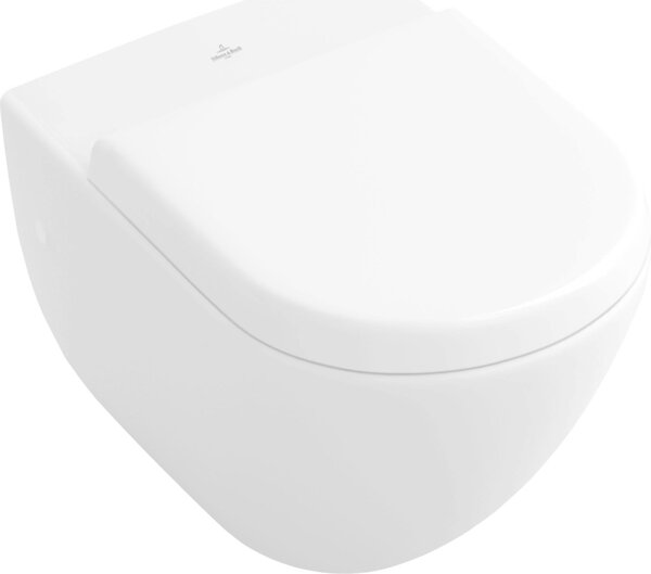Villeroy & Boch Subway plochá splachovací toaleta závěsná bílá, 1 ks