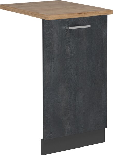 Čelní panel myčky Vicco R-Line Černý beton 45 cm , PD Dub, Model 55101