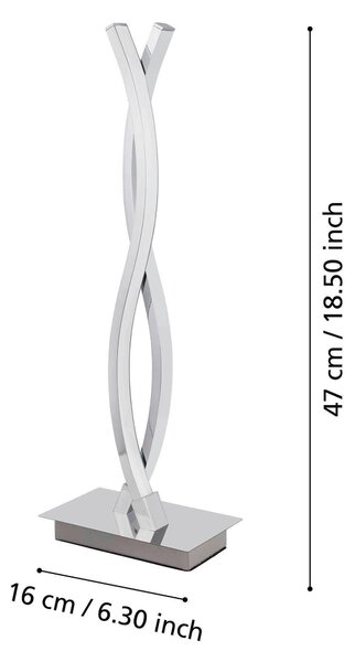 STOLNÍ LAMPA, 16/10/46 cm Eglo - Online Only svítidla, Online Only