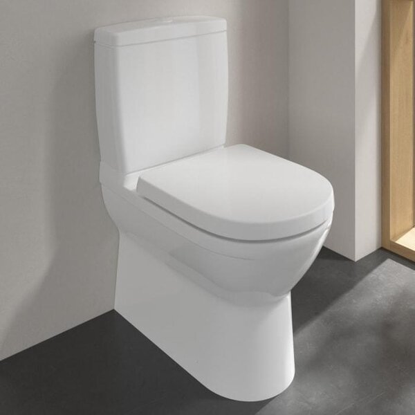 Villeroy & Boch WC pro WC kombinaci O.novo Omyvatelné WC se zapuštěným okrajem bílé lesklé bez WC sedátka 56581001