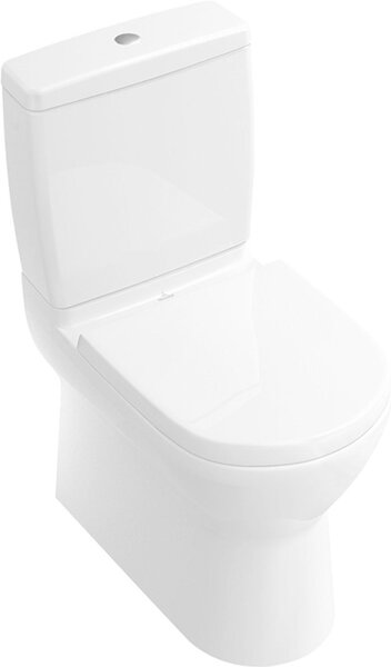 Villeroy & Boch WC pro WC kombinaci O.novo Omyvatelné WC se zapuštěným okrajem bílé lesklé bez WC sedátka 56581001