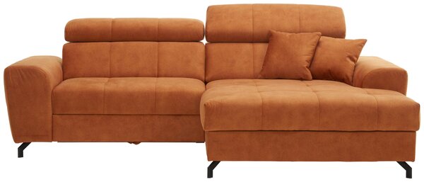 ROHOVÁ SEDAČKA, textil, oranžová Carryhome - Sedací soupravy