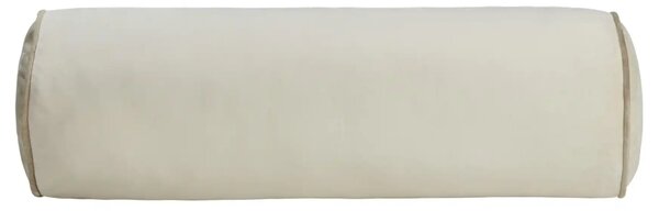 Dekorační polštář CARLOTTA bílá/taupe, 20x60 cm