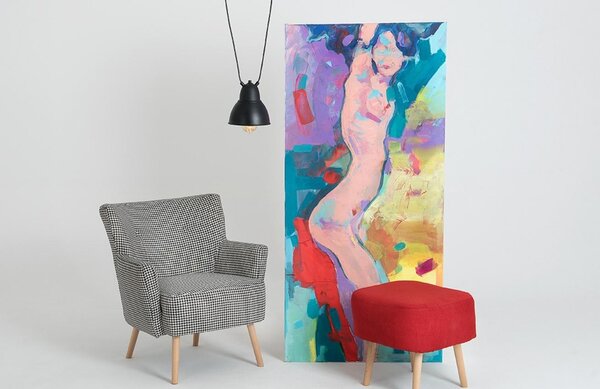 Nordic Design Černé kovové závěsné světlo Cobain I. 18 cm