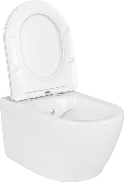 Splachovací závěsný klozet Splachovací klozet bidet Taharet Bez obrouček Taharet klozet + poklop