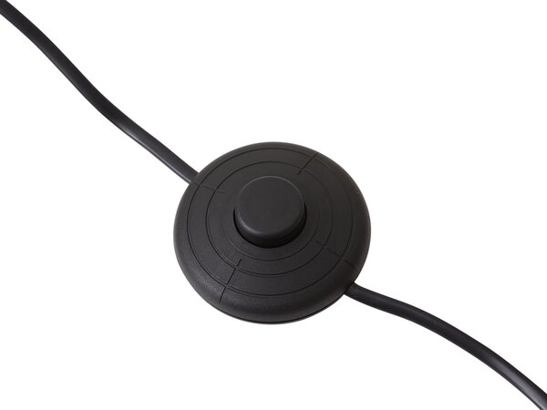 Moderní oblouková lampa béžová s mramorovým podstavcem - XXL