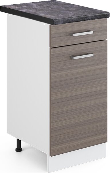Spodní skříňka kuchyňské linky Vicco R-Line Ušlechtilá šedá 40 cm , PD Antracit, Model 45515