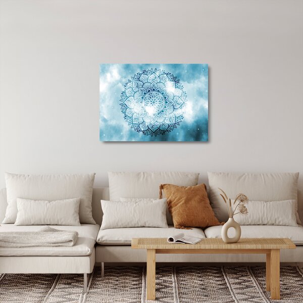 Skleněný obraz - Nebeská mandala (70x50 cm)