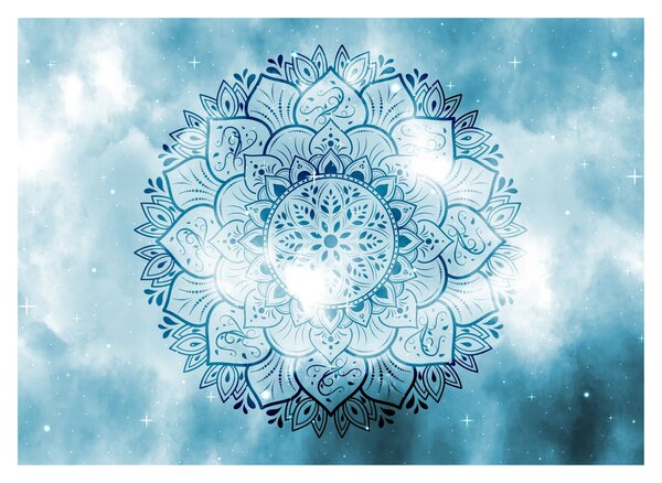 Skleněný obraz - Nebeská mandala (70x50 cm)