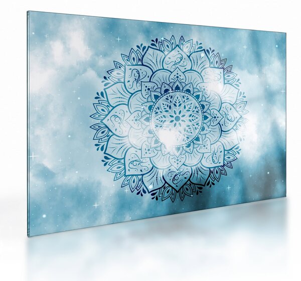 Skleněný obraz - Nebeská mandala (70x50 cm)