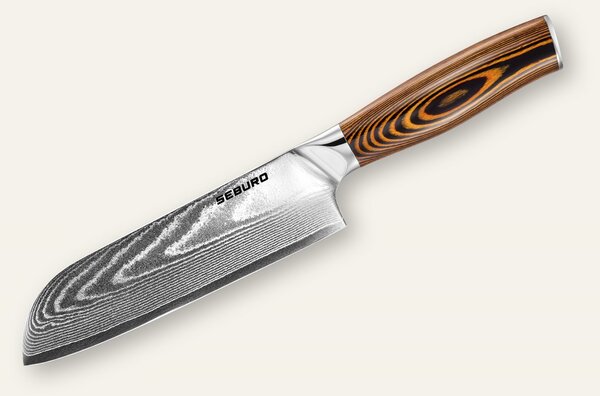 Santoku nůž Seburo SUBAJA Damascus 175mm