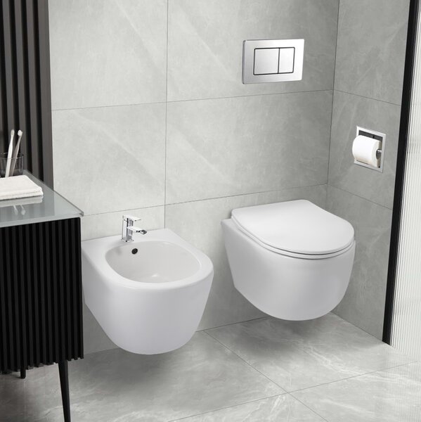 BALNEO závěsný bidet AROX v bílé barvě