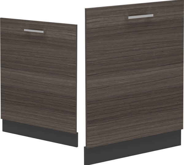 Čelní panel myčky Vicco R-Line Ušlechtilá šedá 60 cm bez pracovní desky, Model 54494