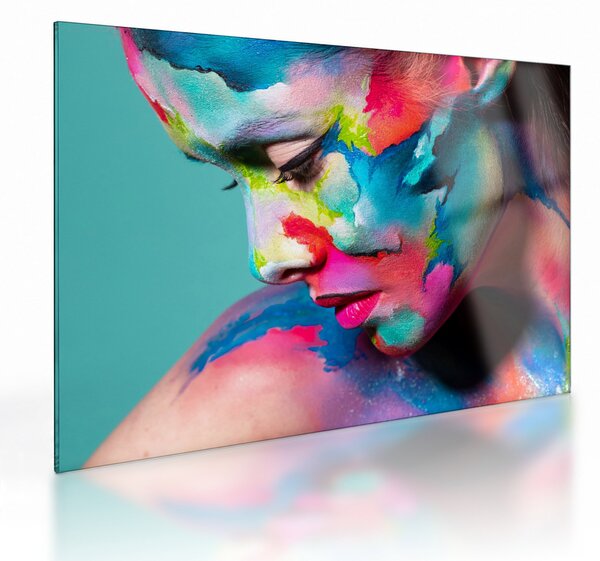 Skleněný obraz - Body art (70x50 cm)