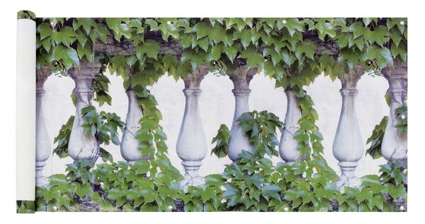 Zelená plastová balkonová zástěna 500x85 cm – Maximex
