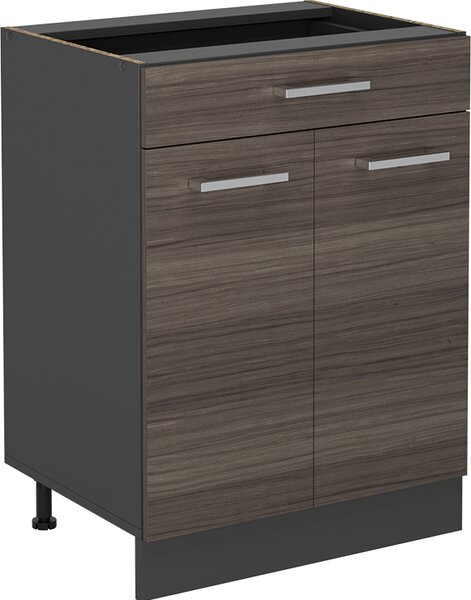 Spodní skříňka kuchyňské linky Vicco R-Line Ušlechtilá šedá 60 cm se zásuvkou, bez pracovní desky, Model 53365
