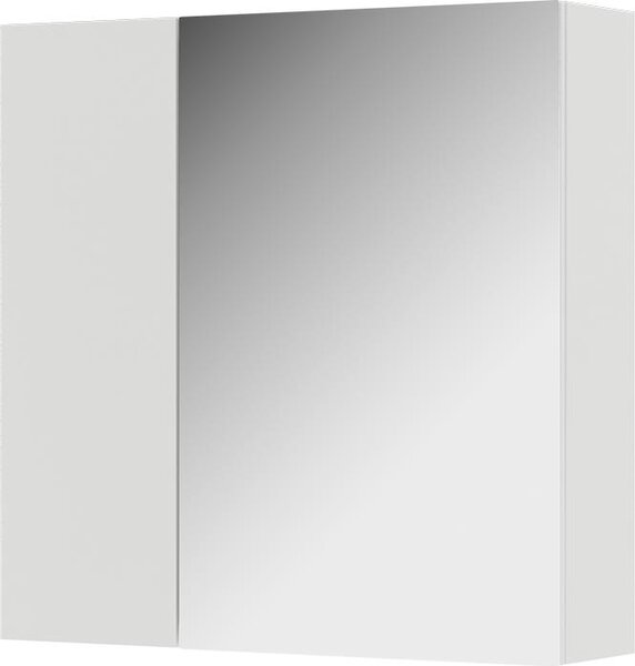 Koupelnová zrcadlová skříňka Vicco Leopold Bílá 60 x 59.2 cm S policemi a 1 zrcadlovými dvířky, Model 56213
