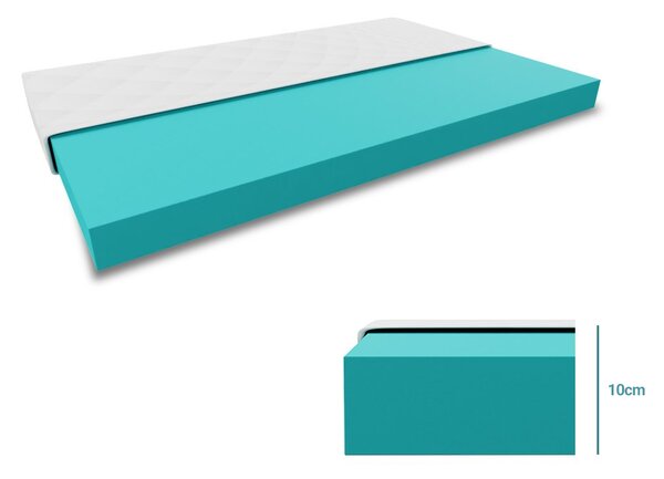 Dětská matrace EASYSOFT 10 cm 80x160 cm Ochrana matrace: BEZ matracového chrániče