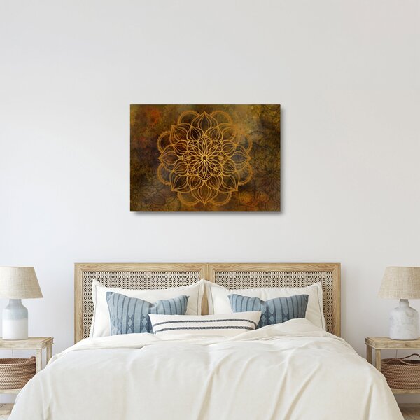Skleněný obraz - Mandala radosti (70x50 cm)