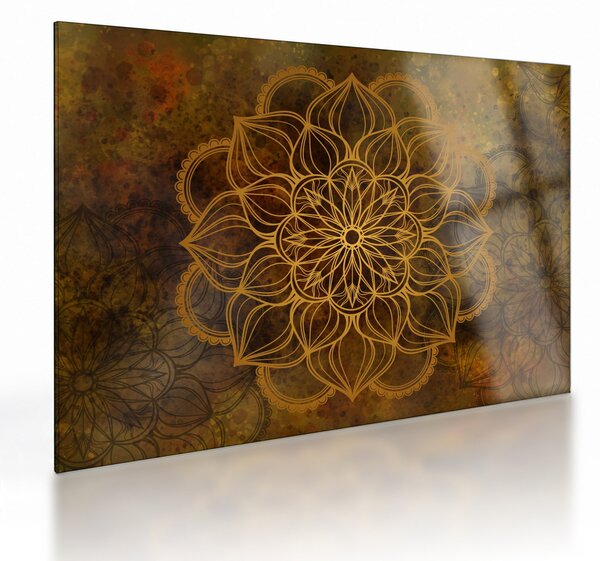 Skleněný obraz - Mandala radosti (70x50 cm)
