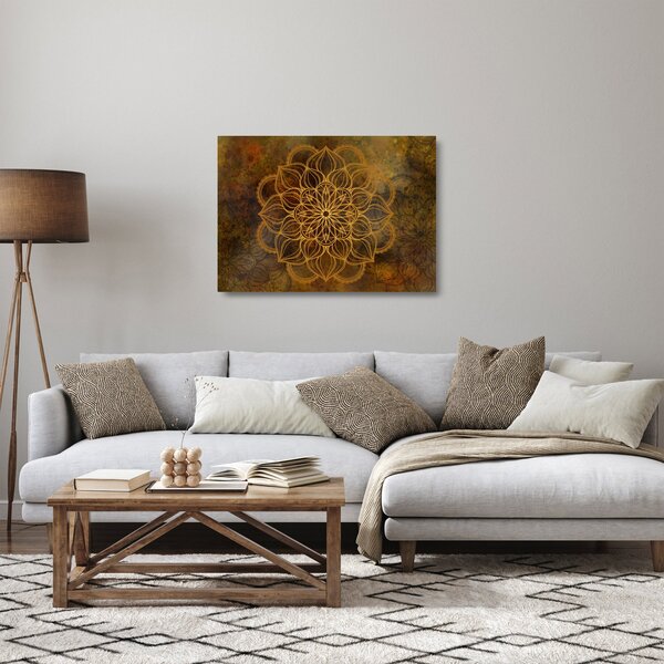 Skleněný obraz - Mandala radosti (70x50 cm)