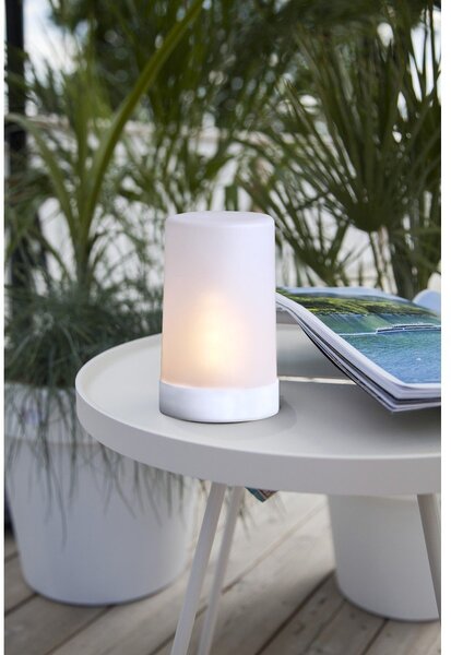 Bílá LED světelná dekorace Star Trading Flame Candle, výška 14,5 cm