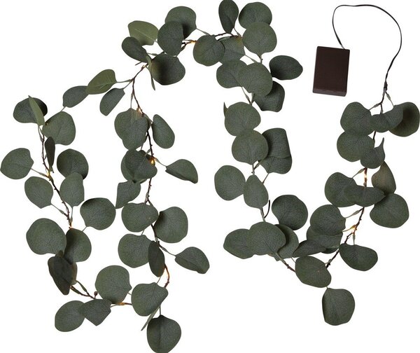 Zelená LED světelná dekorace Star Trading Eucalyptus, délka 1,8 m