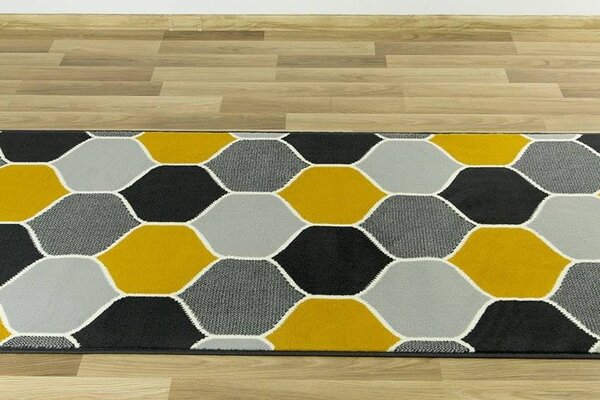 Běhoun LUNA 503833/89925 šedý/hořčicový Šíře: 70 cm