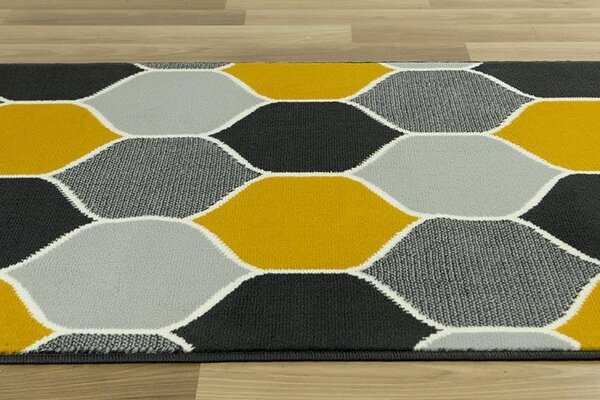 Běhoun LUNA 503833/89925 šedý/hořčicový Šíře: 70 cm