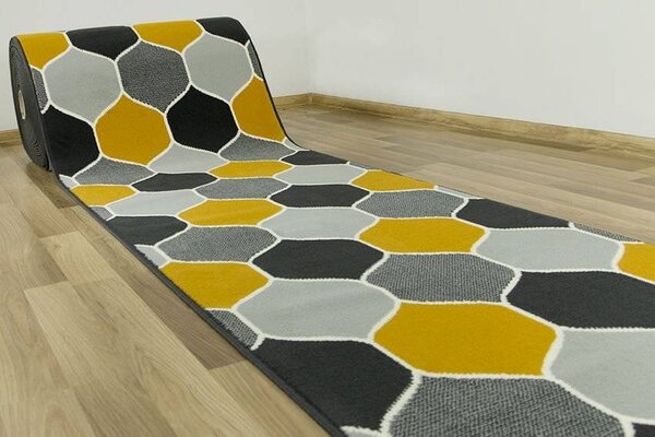 Běhoun LUNA 503833/89925 šedý/hořčicový Šíře: 70 cm