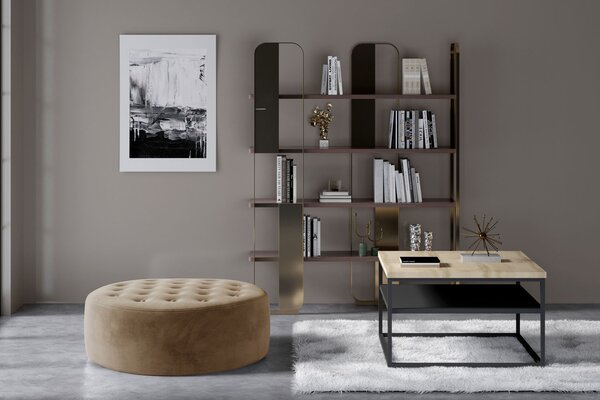 Stolička Magnolia Typ 01 (světle hnědá). Akce -14%