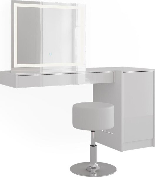 Toaletní stolek Vicco Sherry Bílá 100 cm 4 díly, Model 59566