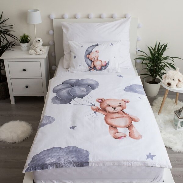 Bavlněné dětské povlečení do postýlky 100x135 cm Teddy Bear – Jerry Fabrics