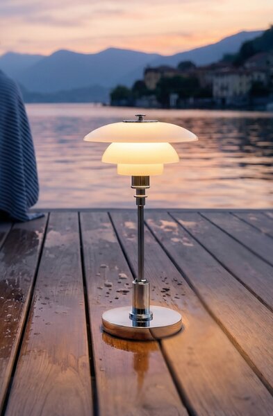 Přenosná lampa PH 1/1 Portable Chrome
