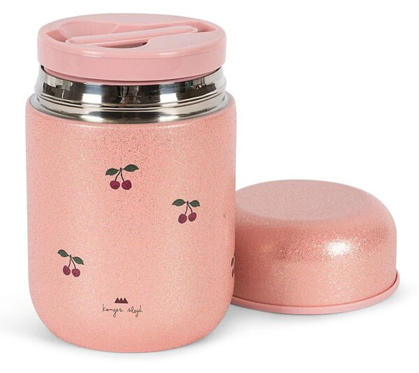 Dětská termoska na jídlo Cherry Glitter
