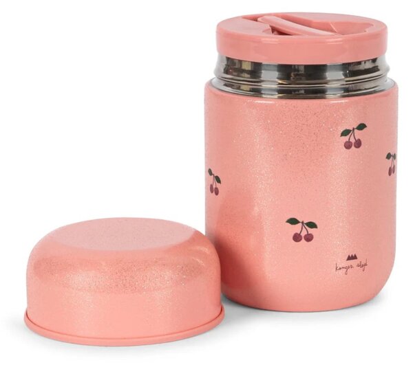 Dětská termoska na jídlo Cherry Glitter